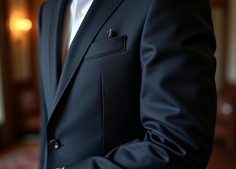 Completo business su misura per dirigente — sartoria professionale Roma